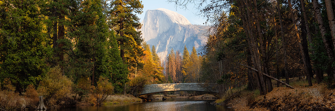 Merced River and Half Dome in Yosemite National Park